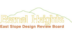 Bernal Heights East Slope Design Review Board